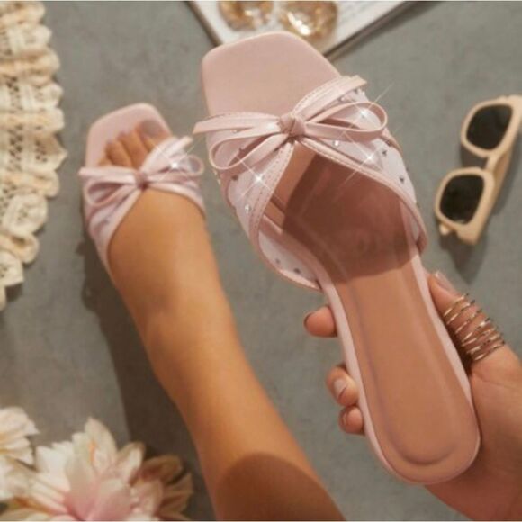 BRAND NEW BAMBOO BOWNOT SLIDE SANDAL - Picture 15 of 15